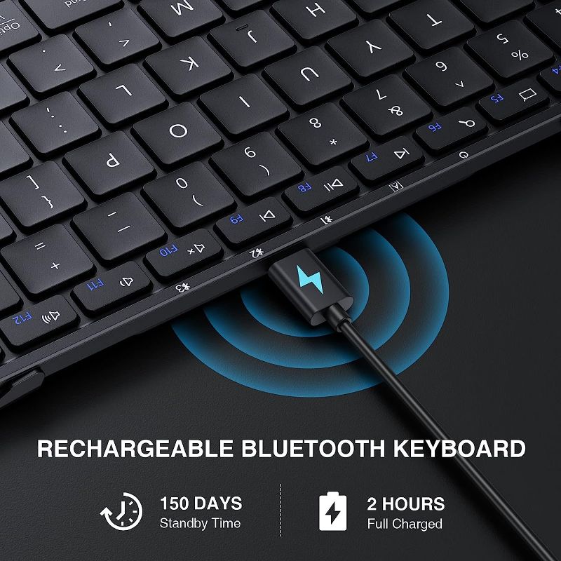 Photo 1 of Folding wireless keyboard black