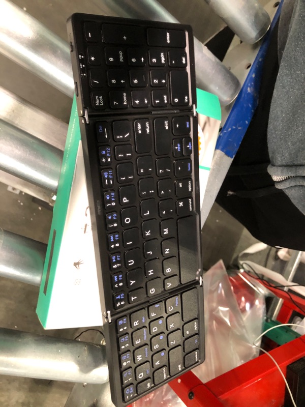 Photo 3 of Folding wireless keyboard black