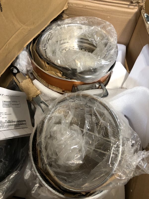 Photo 6 of  GOTHAM STEEL **** * Calphalon Select Space-Saving Hard-Anodized Nonstick 9-Piece Cookware Set 