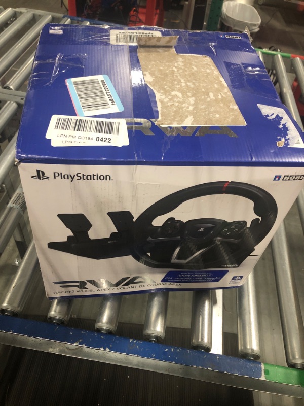 Photo 1 of HORI Racing Wheel Apex for Playstation 5, PlayStation 4 and PC - Officially Licensed by Sony - Compatible with Gran Turismo 7
