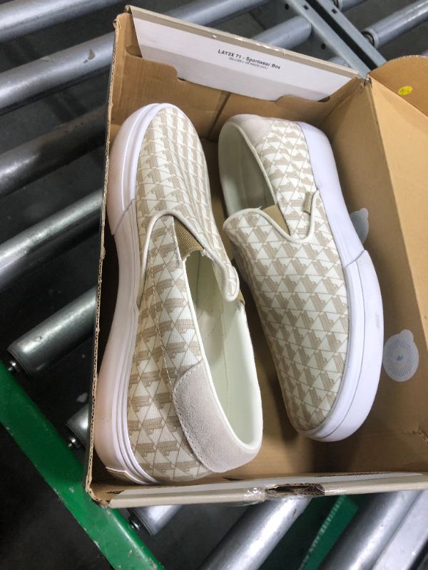 Photo 5 of Lacoste Men's Jump Serve Slip on Sneaker 11 Off Wht/Wht