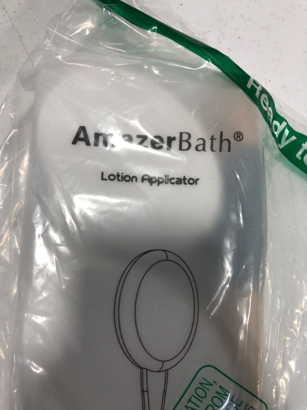 Photo 3 of AmazerBath Lotion Applicator for Back, Device to Apply Lotion to your Back with Long Handled (White)