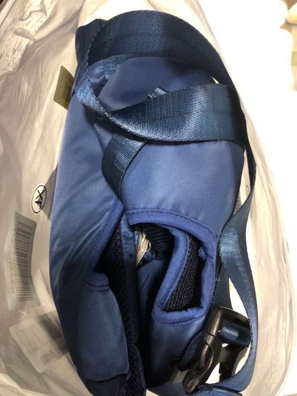 Photo 3 of **USED SMALL DOGS** PetBonus Pet Front Dog Carrier Backpacks, Adjustable Dog Backpack Carrier, Legs Out Easy-fit Dog Chest Carrier for Medium Small Dogs, Hands Free Dog Front Carrier for Hiking, Cycling (Navy Blue, S)