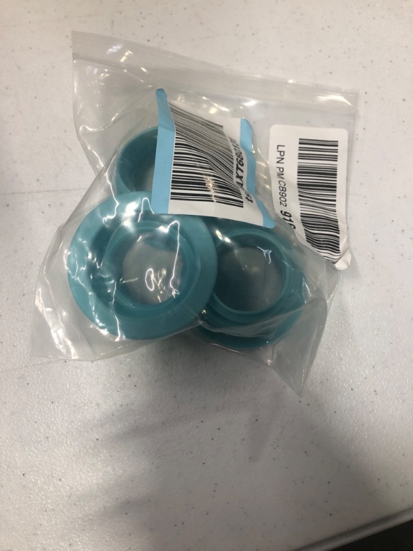 Photo 2 of 4 Pcs Drain Pipe Hose Seal Deodorant Silicone Plug, Washing Machine Drain Hose Seal Plug, for Bathroom Kitchen Laundry Pipe Sewer Seal(Blue)