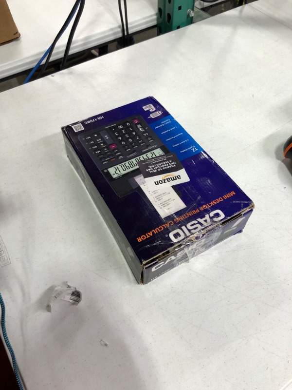 Photo 1 of Casio HR-170RC Mini Desktop Printing Calculator