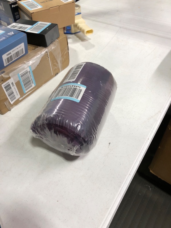 Photo 3 of *brand new* NANPIPER Sherpa Blanket, Super Soft Fuzzy Flannel Fleece/Wool Like Reversible Velvet Plush Couch Blanket, Lightweight Warm Blankets for Winter (Throw Size 50"x60", Purple) Throw(50"x60") Purple