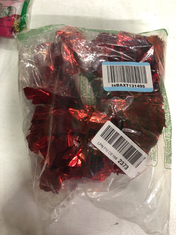 Photo 1 of 4Pcs Metallic Cheerleading Pom Poms for Kids, Creatiee 2 Pair Cheerleader Cheering Squad Pompoms for Boy Girl School Sports Games Team Spirit Cheer Red