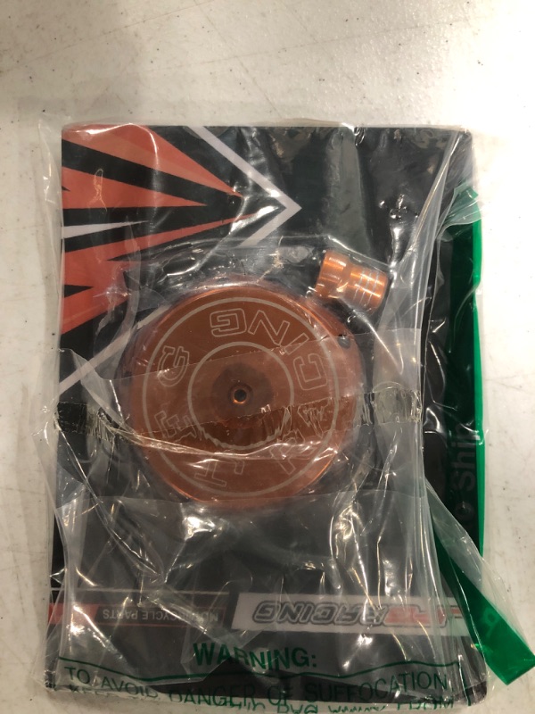 Photo 1 of CNC Dirt Bike Gas Cap Cover Aluminum Gas Fuel Tank Cap with Air Vent Hose For XR/CRF 50 Style And Clone Chinese Pit Bike-Orange
