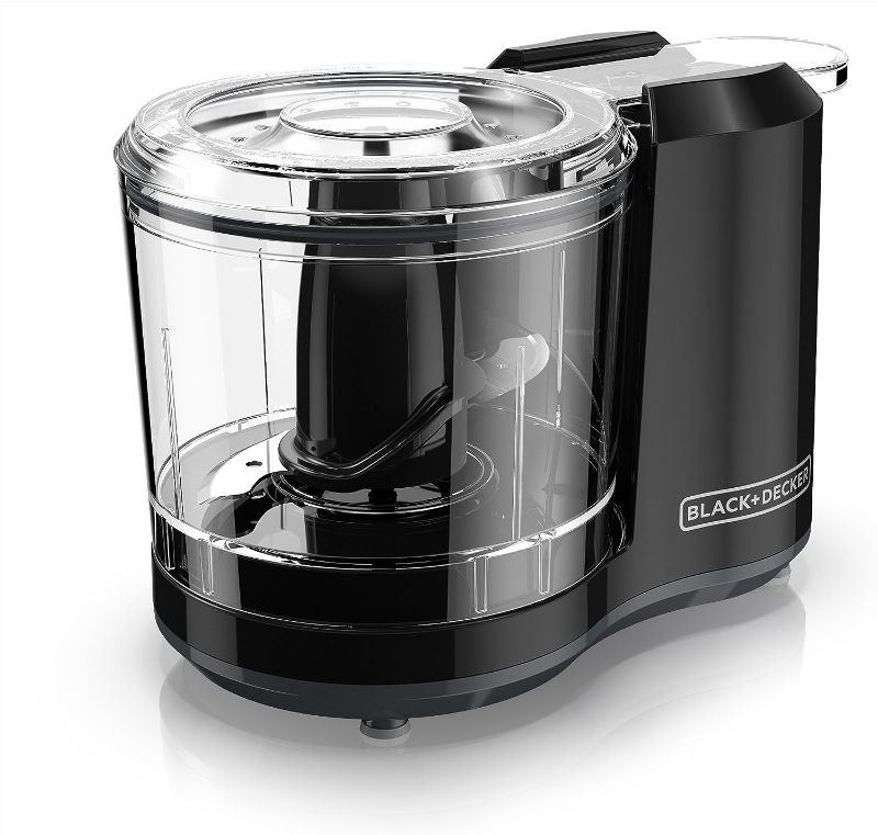 Photo 1 of Black+Decker HC150B 1.5-Cup One-Touch Electric Food Chopper, Capacity 1.5 cup capacity Chopper