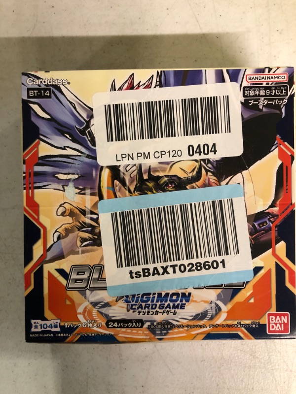 Photo 1 of Bandai Blast ACE Digimon Card Game Booster Pack, 24 Packs