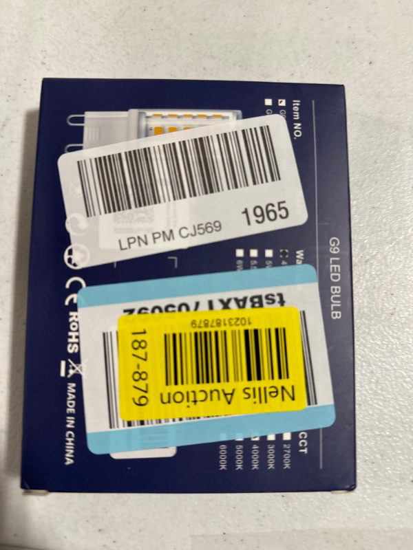 Photo 2 of 10 Pack G9 LED Bulb 4000K Natural White (Milk White) G9 Bi Pin Base 4W LED T4 for Crystal Chandeliers,40W Halogen Equivalent G9 Base,360 Degree Beam Angle 400LM for Home Lighting, Non-dimmable G9 4000K Natural Daylight 10 Count (Pack of 1)
