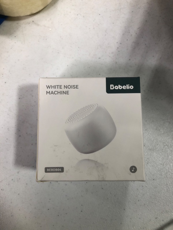 Photo 2 of Babelio Mini White Noise Machine, Portable Pocket Sound Machine Series (Pocket Mini - White)