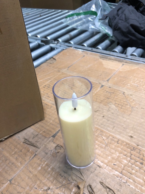 Photo 3 of ** FOR PARTS ONLY ** Retisee 24 Pcs Flickering Flameless Candles LED Pillar Candles with 10 Remote Battery Operated Outdoor Indoor Electric Fake Candles for Wedding Halloween Christmas Party, D 2'' x H 4'' 5'' 6'' (Gold)