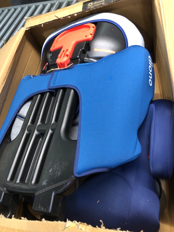 Photo 1 of Diono Cambria 2 XL 2022, Dual Latch Connectors, 2-in-1 Belt Positioning Booster Seat, High-Back to Backless Booster with Space and Room to Grow, 8 Years 1 Booster Seat, Blue NEW! Blue