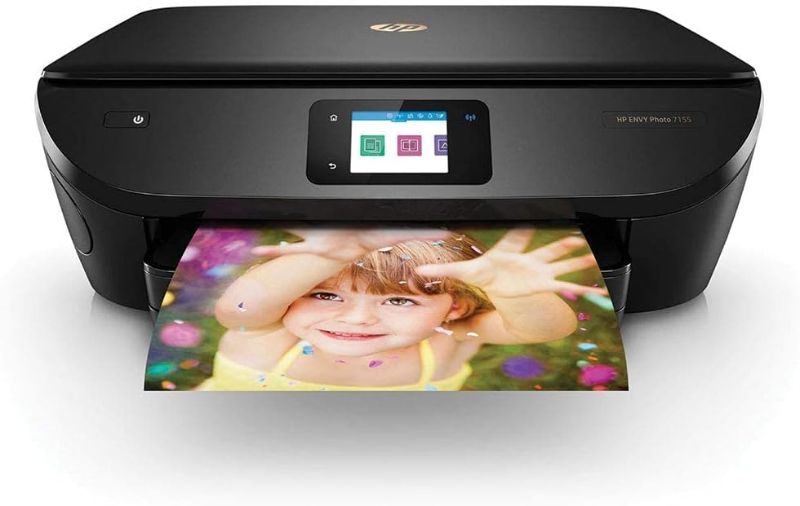 Photo 1 of HP Envy Photo 7155 Color All-in-One Printer with WiFi and Mobile Printing (Renewed)
