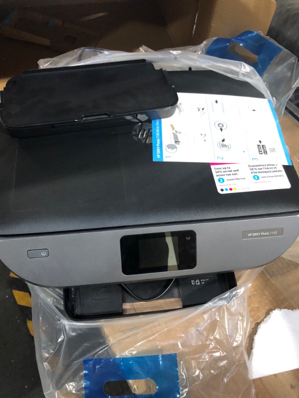 Photo 3 of HP Envy Photo 7155 Color All-in-One Printer with WiFi and Mobile Printing (Renewed)
