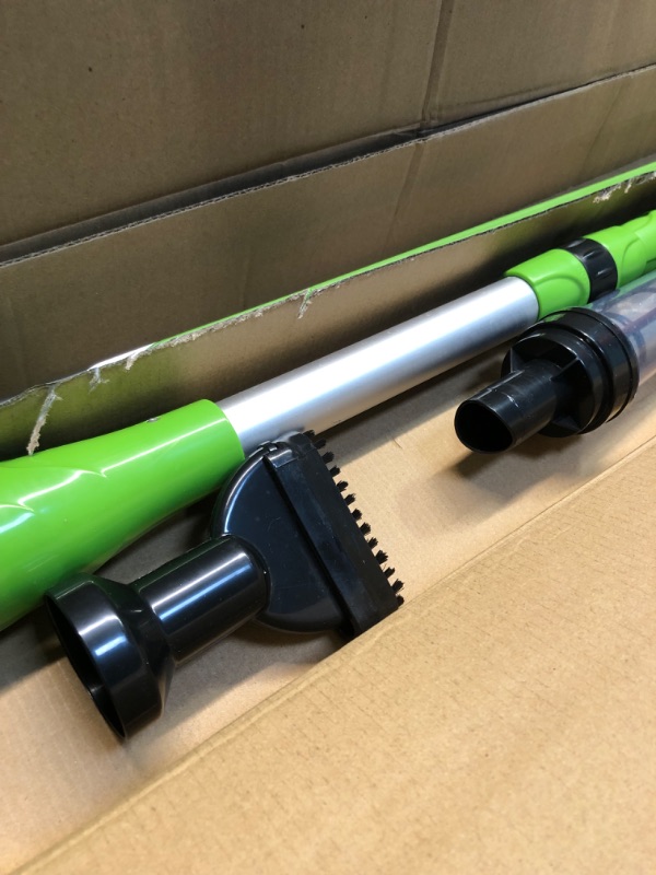 Photo 1 of POOLERGETIC 3-in-1 Cordless Pool Spa Vacuum Cleaner, Handheld Rechargeable Pool Cleaner with Long Runtime, Suitable for In-Ground Pools, Above-Ground Pools, Hot Tubs, Spas, Green Rechargeable Version