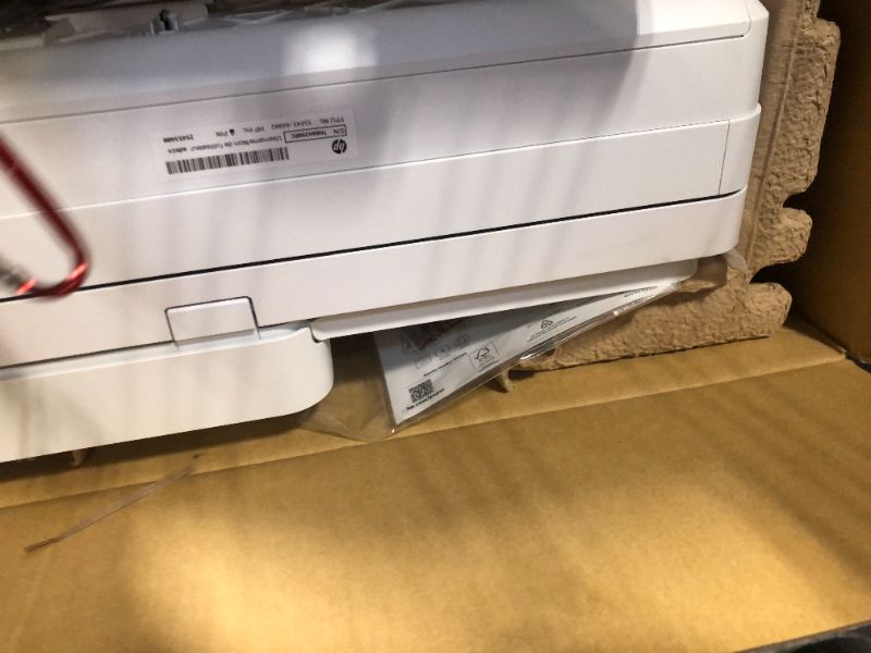 Photo 1 of HP ENVY Inspire 7955e Wireless Color Inkjet Printer, Print, scan, copy, Easy setup, Mobile printing, Best-for home, Instant Ink with HP+,White