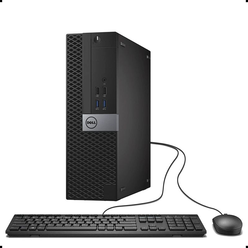 Photo 1 of Dell Optiplex 5040-SFF, Core i5-6500 3.2GHz, 16GB RAM, 256GB Solid State Drive, DVD, Windows 10 Pro 64Bit (Renewed)