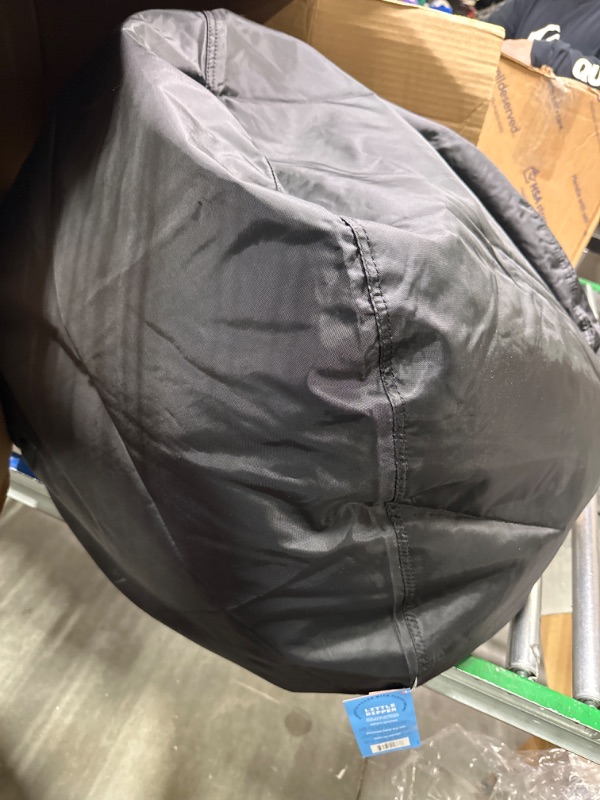 Photo 3 of Big Joe Classic Bean Bag Chair, Black Smartmax, 2ft Teardrop Black Teardrop