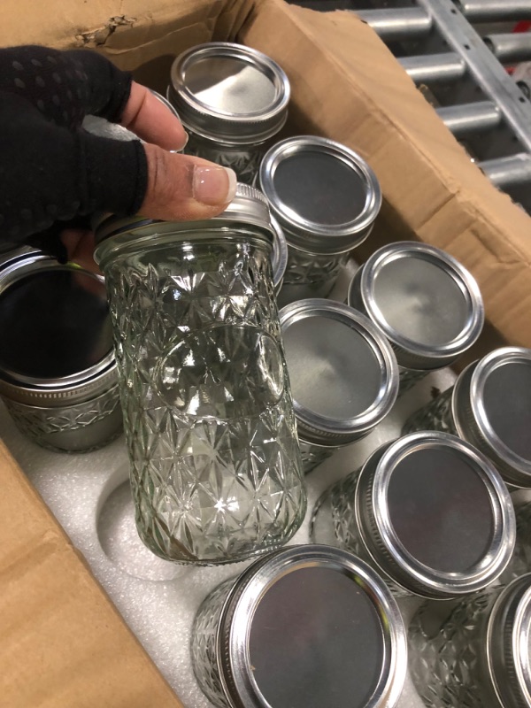 Photo 3 of 


VERONES Mason Jars 12 OZ, 15 pcs Canning Jars Jelly Jars With Regular Lids, Ideal for Jam, Honey, Wedding Favors, Show