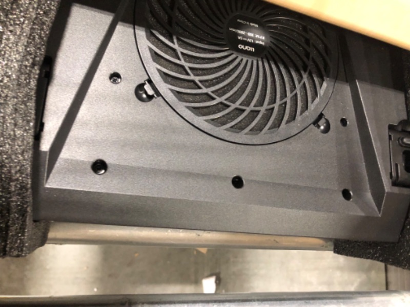 Photo 1 of 2023 New Gaming Laptop Cooling Pad with Powerful Turbofan, RGB Laptop Cooler Radiator with Infinitely Variable Speed, Touch Control, LCD Screen, 3-Port USB, Seal Foam for Rapid Cooling Laptop 15-19in V12(Hub+RGB)