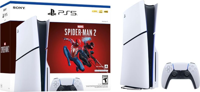 Photo 1 of PlayStation 5 Console -  Marvel’s Spider-Man 2 Bundle (slim)