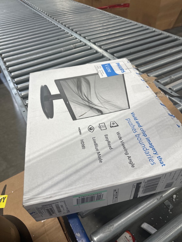 View 2 of PHILIPS Computer Monitors 22 inch Class Thin Full HD (1920 x 1080) 75Hz Monitor, VESA, HDMI & VGA Port, 4 Year Advance Replacement Warranty, 221V8LN 22" Class Full HD | VA