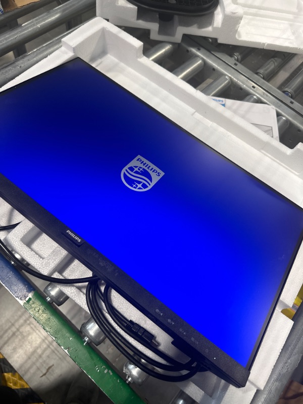 View 3 of PHILIPS Computer Monitors 22 inch Class Thin Full HD (1920 x 1080) 75Hz Monitor, VESA, HDMI & VGA Port, 4 Year Advance Replacement Warranty, 221V8LN 22" Class Full HD | VA