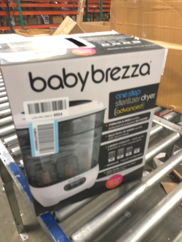 Photo 2 of Baby Brezza Baby Bottle Sterilizer and Dryer Advanced – Electric Steam Sterilization Machine – Universal Sterilizing for All Bottles: Plastic + Glass + Pacifiers + Breast Pump Parts - HEPA Filtration