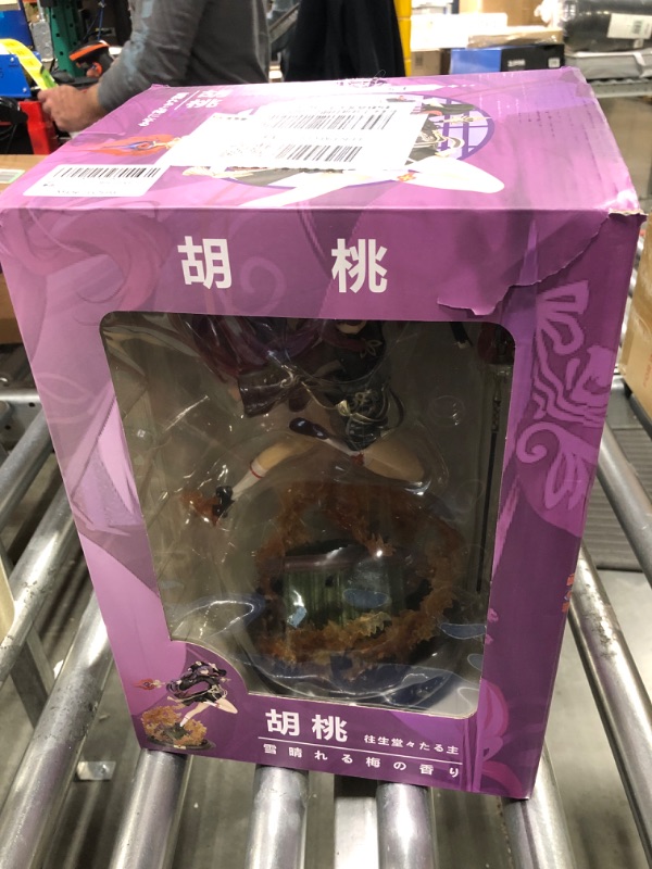 Photo 1 of Genshin Impact Hu Tao 1/7 Figure miHoYo Game Character PVC Anime Model Fighting Hu Tao