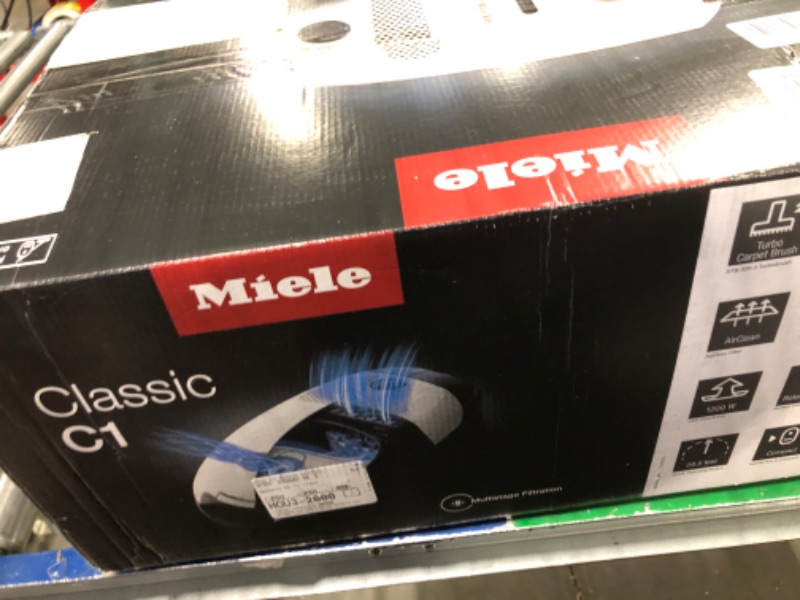 Photo 2 of Miele Classic C1 Turbo Team Bagged Canister Vacuum, Tech Blue - Portable, Household