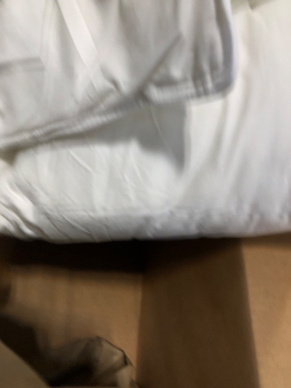 Photo 1 of Cosybay Cotton Quilted White Feather Comforter Filled with Feather & Down –Machine Washable - All Season Duvet Insert or Stand-Alone – Oversized King Size (116*98Inch) Oversized King White/All Season