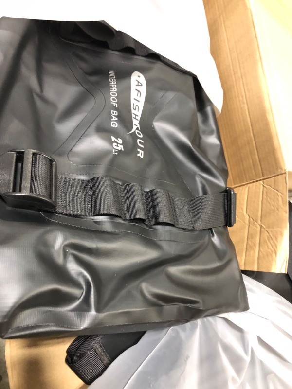 Photo 3 of AFISHTOUR Waterproof Motorcycle Saddlebags - 50L Motorcycle Luggage Bags for Motorbike Travel - Motorcycle Panniers Bags - Detachable Bag for Scooter, Honda, Suzuki, Yamaha (Black, 2 Pack) Black-50L