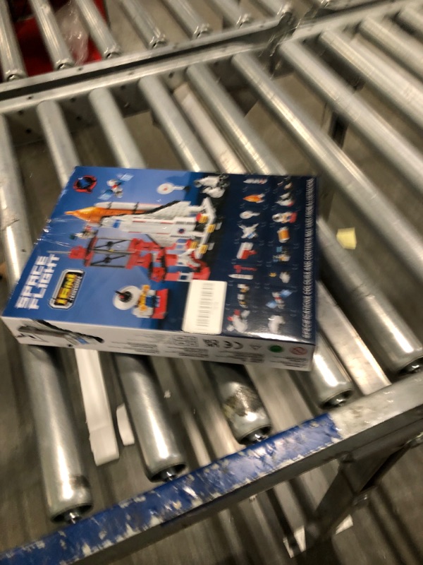 Photo 1 of Doloowee Space Exploration Shuttle Toys - 16 in 1 Toy Building Blocks Sets - STEM Aerospace Building Kit Toy with Heavy Transport Rocket & Launcher Great Gift for 6 7 8 9 10 11 12+ Years Old