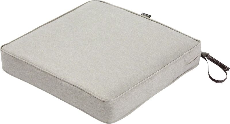 Photo 1 of  Patio Furniture Chair Cushion, Heather Grey, Outdoor Cushion Cover
