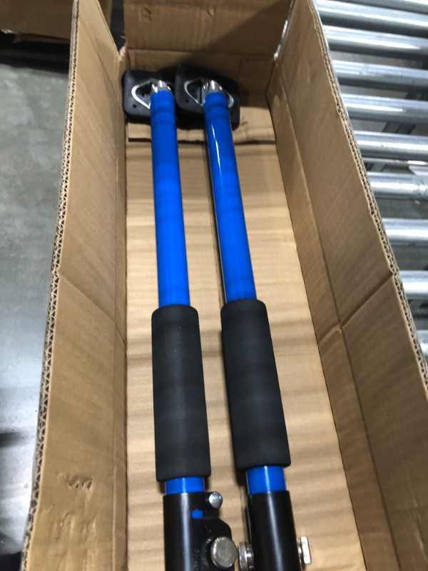 Photo 3 of ** SHORT AND USED** 2PK Support Pole,Steel Telescopic Quick Adjustable 3rd Hand Support System, Support Rod, Supports up to 154 lbs Construction Rods for Cabinet Jacks Cargo Bars Drywalls Extends from 50 Inch to 118 Inch