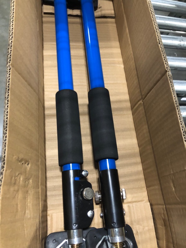 Photo 4 of ** SHORT AND USED** 2PK Support Pole,Steel Telescopic Quick Adjustable 3rd Hand Support System, Support Rod, Supports up to 154 lbs Construction Rods for Cabinet Jacks Cargo Bars Drywalls Extends from 50 Inch to 118 Inch