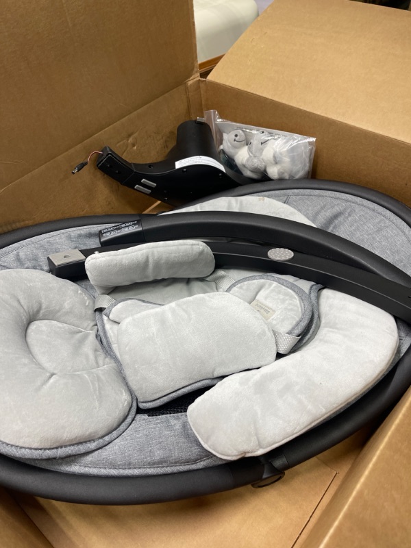 Photo 1 of BabyBond Baby Swings for Infants to Toddler | Bluetooth Baby Swing with 3 Seat Positions | 5 Natural Sway Motion | Bluetooth Music | 5-Point Harness | Includes Remote Control