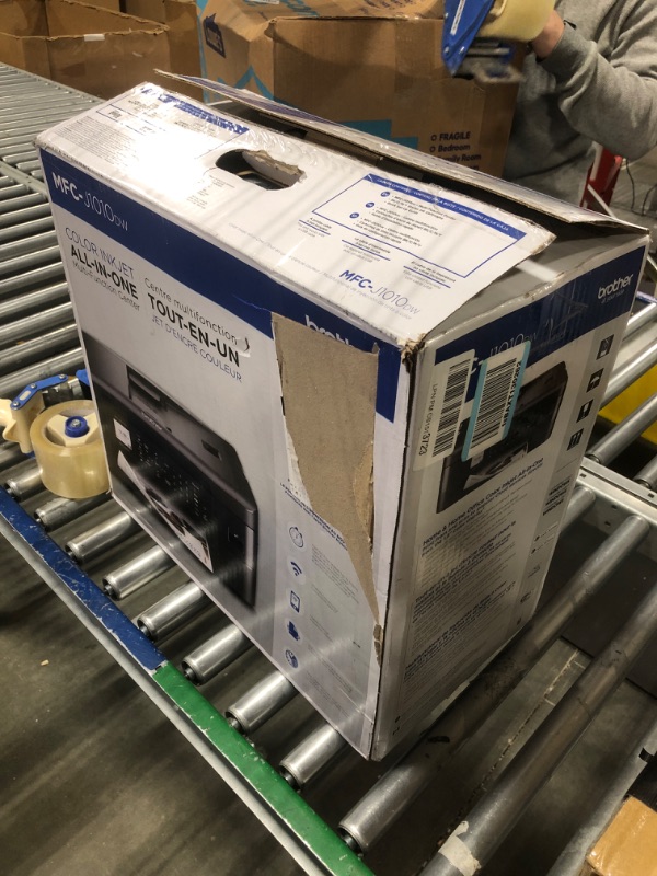 Photo 1 of Brother MFC-J1010DW Wireless Color Inkjet All-in-One Printer with Mobile Device and Duplex Printing, Refresh Subscription and Amazon Dash Replenishment Ready