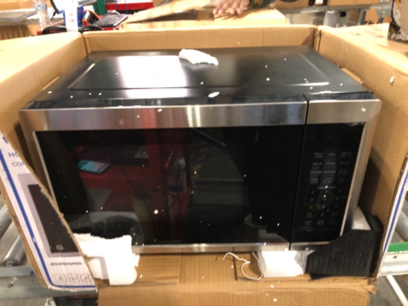 Photo 1 of **USED** GE Smart Countertop Microwave Oven | Complete with Scan-to-Cook Technology and Wifi-Connectivity | 0.9 Cubic Feet Capacity, 900 Watts | Smart Home & Kitchen Essentials | Stainless Steel