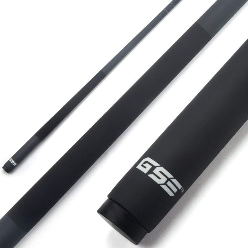 Photo 1 of 58 2-Piece Fiberglass Graphite Composite Billiard/Pool Cue Stick with Matte Paints. Comes with Free Joint Protectors and Soft Bag by GSE (Blue - 20.5 Oz.)