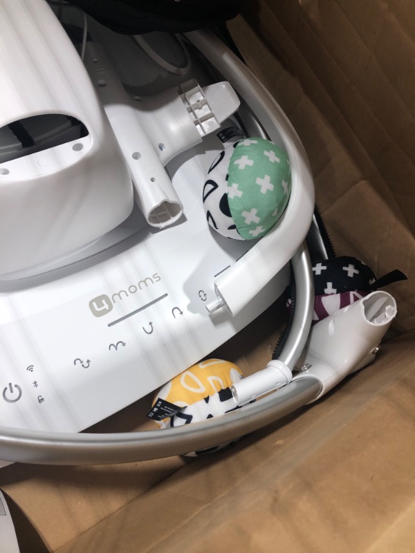 Photo 3 of 4moms MamaRoo Multi-Motion Baby Swing, Bluetooth Enabled with 5 Unique Motions, Black
