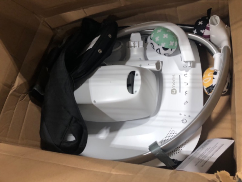 Photo 2 of 4moms MamaRoo Multi-Motion Baby Swing, Bluetooth Enabled with 5 Unique Motions, Black
