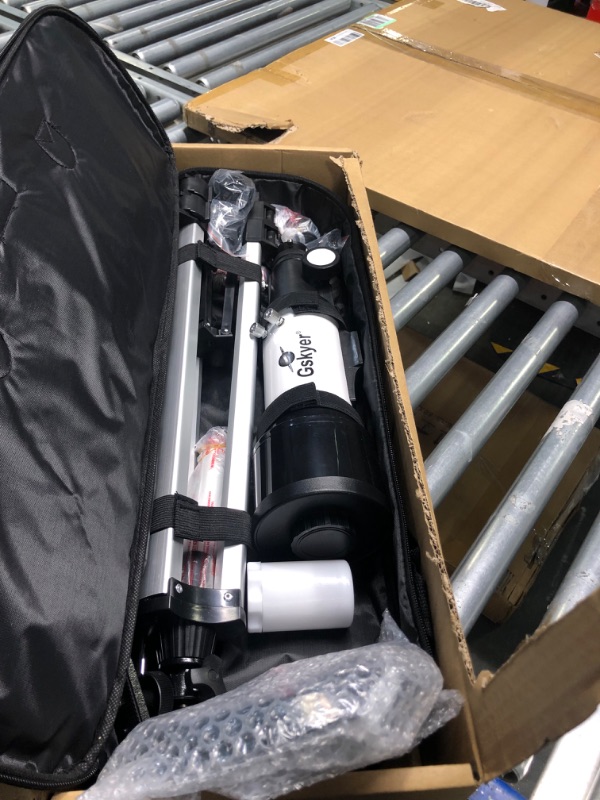 Photo 1 of Gskyer Telescope, 70mm Aperture 400mm AZ Mount Astronomical Refracting Telescope for Kids Beginners - Travel Telescope with Carry Bag, Phone Adapter and Wireless Remote