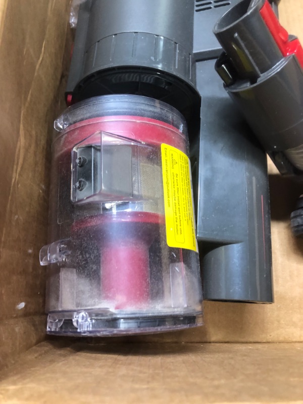 Photo 1 of ***NEEDS NEW BATTERY***

Fykee Cordless Vacuum Cleaner, Cordless Vacuums with 85,000PRM Brushless Motor and 2000mAh Battery, Wireless Vacuum Cleaner has 2 Adjustable Suction and Up to 35 Mins Runtime (Dark Red)