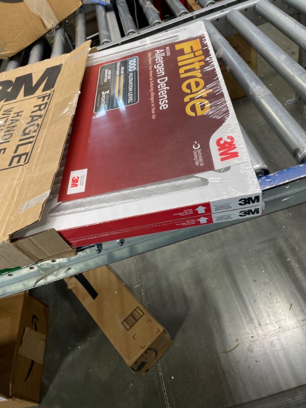 Photo 1 of 3M Filtrete Allergen Defense Filter AD03-2PK-6E-NA, MPR 1000, 20 in x