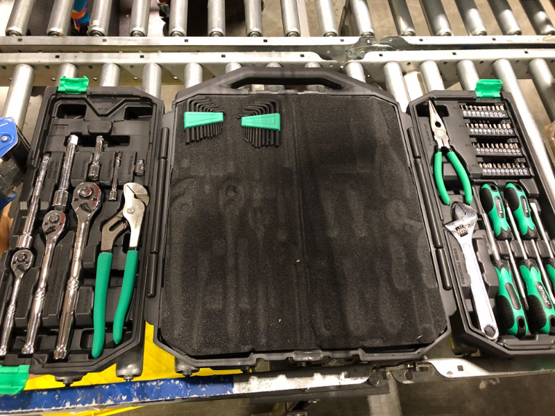 Photo 3 of Amazon Brand - Denali 170-Piece All-Purpose Tool Kit and Socket Set, 16 Inches x 20 Inches x 3.5 Inches