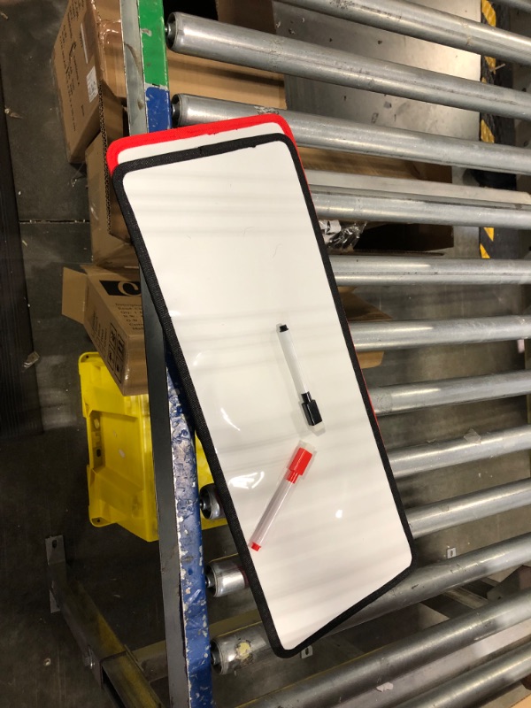 Photo 1 of ABCKEY Double Sided Whiteboard for Kids,Whiteboard White Board for Students,Small Dry Erase White Board for School,Office,Home,White Board for Students Teachers School Supplies