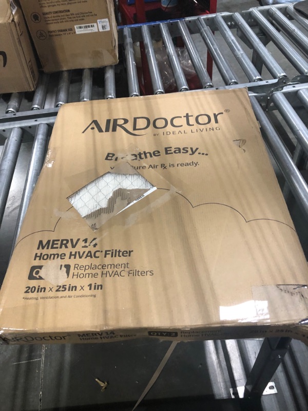 Photo 2 of AirDoctor MERV 14 HVAC Pleated Filter Available in 6 Sizes. Captures 96% of Pollutants 1-3 Micron in Size. Captures Impurities From Air to Protect Your HVAC System and Purify Air in Your Home. 20x25x1